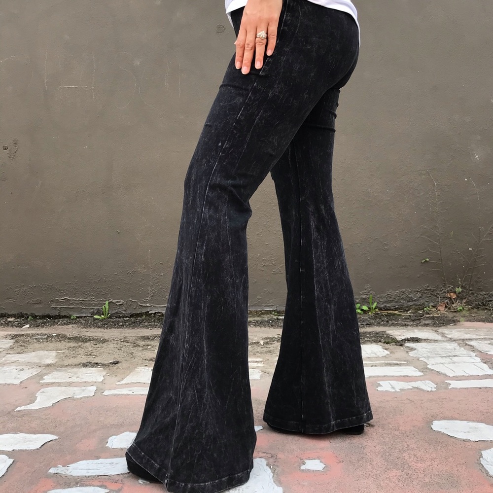 Black Bell Bottoms